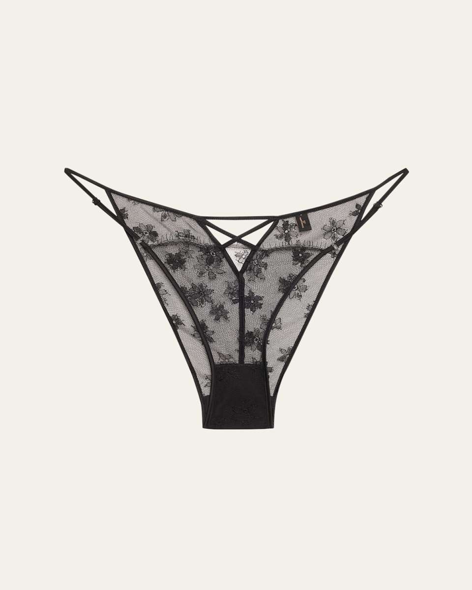 All Over Lace Cheeky Low-Rise Briefs